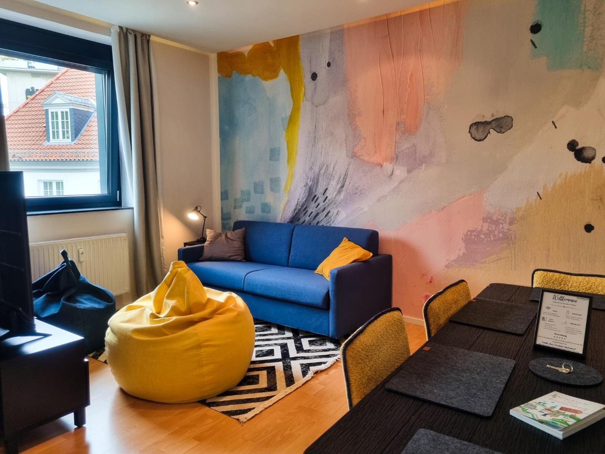 Maremar - City Design Apartment - 2 Schlafzimmer - Luxus Boxspringbetten - Kueche - Highspeed Wifi - Arbeitsplaetze براونشفايغ المظهر الخارجي الصورة
