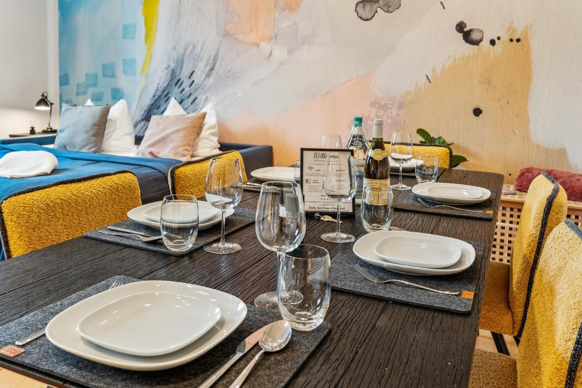 Maremar - City Design Apartment - 2 Schlafzimmer - Luxus Boxspringbetten - Kueche - Highspeed Wifi - Arbeitsplaetze براونشفايغ المظهر الخارجي الصورة